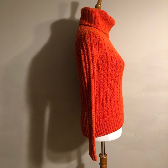 Red Turtleneck Sweater - Picture 4 of 6